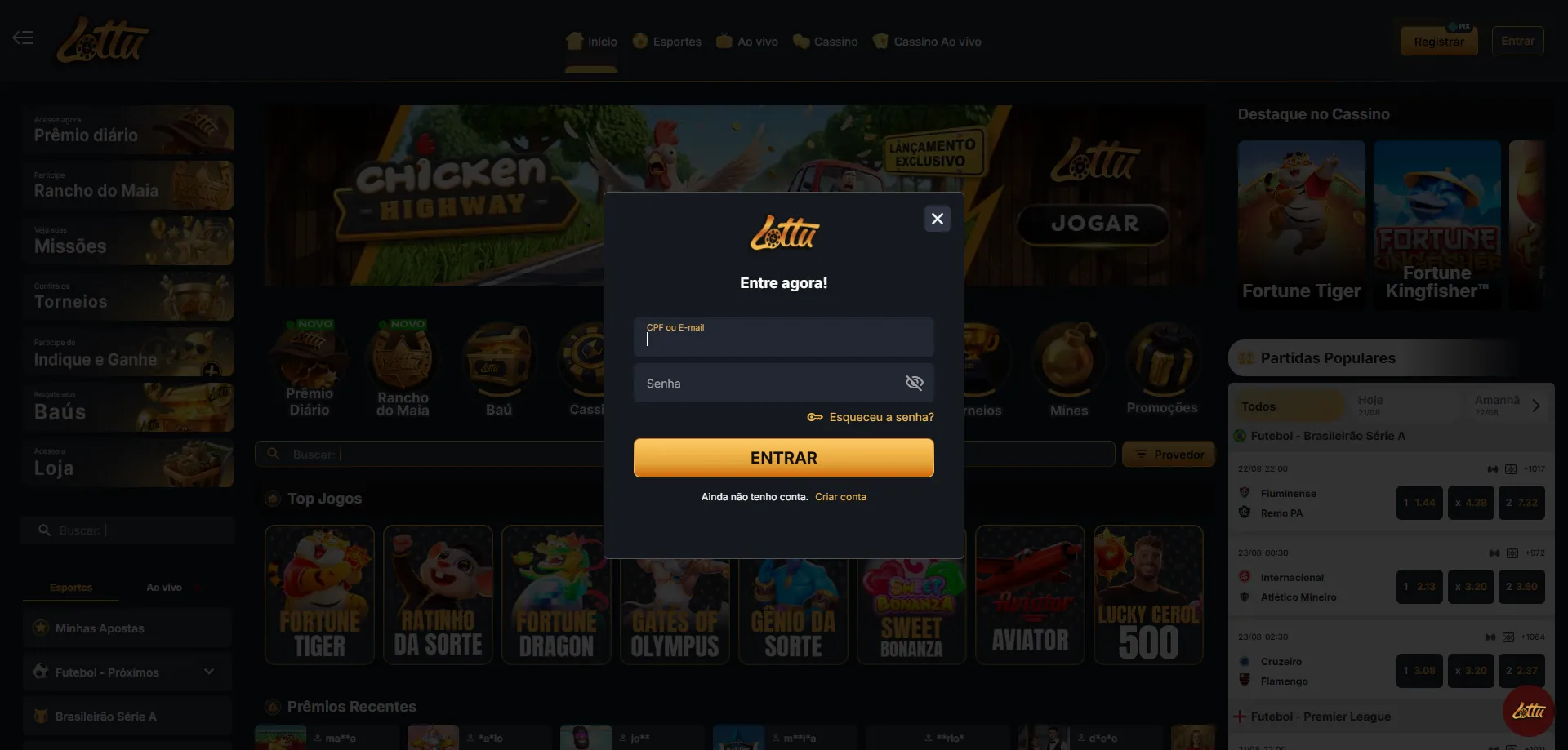 Requisitos de bônus e condições da conta no Lotus Bet Casino