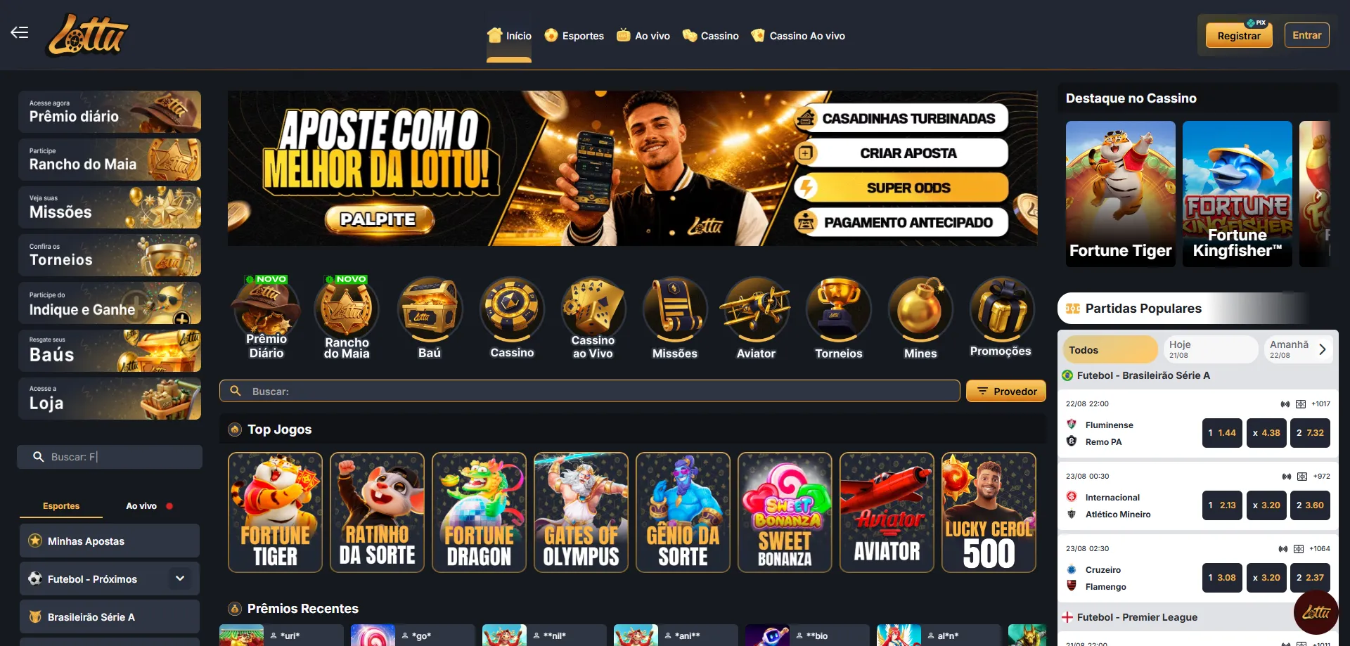 Visão geral da plataforma Lotus Bet Casino — apostas e cassino no Brasil
